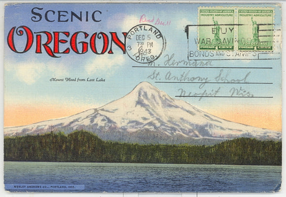 Scenic Oregon Souvenir Folder - Carey's Emporium