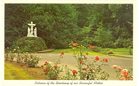 Entrance of the Sanctuary of Our Sorrowful Mother, Portland, OR - Carey's Emporium