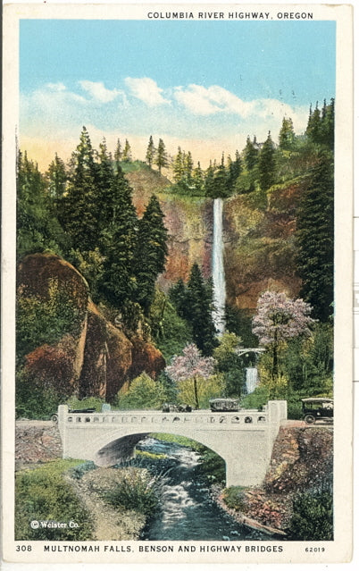 Multnomah Falls, Benson and Highway Bridges, Columbia River Highway, OR - Carey's Emporium