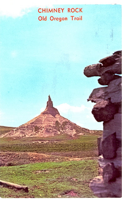 Chimney Rock, Old Oregon Trail - Carey's Emporium