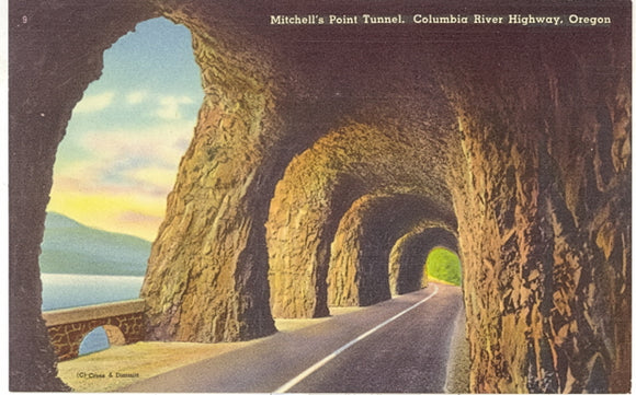 Mitchell's Point Tunnel, Columbia River Highway, OR - Carey's Emporium