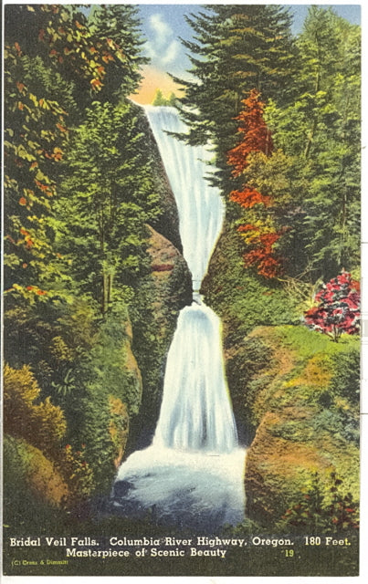 Bridal Veil Falls, Columbia River Highway, OR - Carey's Emporium