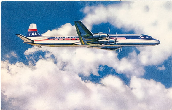 Written aboard one of Trans American Airlines Luxurious 4-Engine Douglas DC-6B Airliners - Carey's Emporium