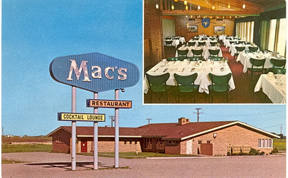 Mac's Restaurant, Jamestown, ND - Carey's Emporium