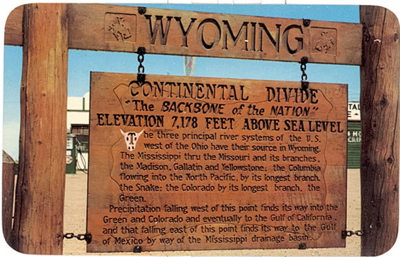 Wyoming Continental Divide - Carey's Emporium