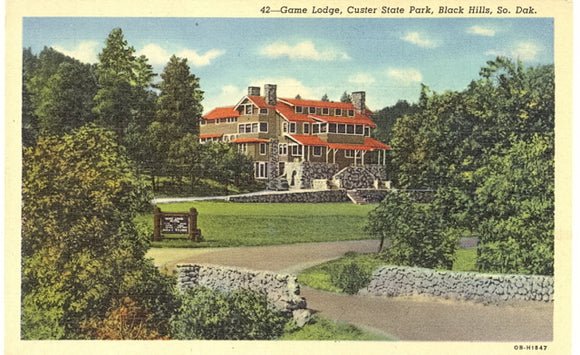 Game Lodge, Custer State Park, Black Hills, SD - Carey's Emporium