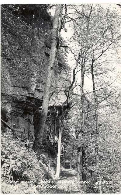 Rock Bluff Along Indian Trail State Park, Bellevue, IA - Carey's Emporium
