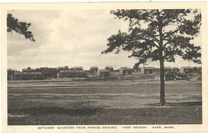 Officers' Quarters from Parade Ground, Fort Devens, Ayer, MA - Carey's Emporium