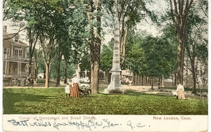 Corner of Hempstead and Broad Streets, New London, CT - Carey's Emporium