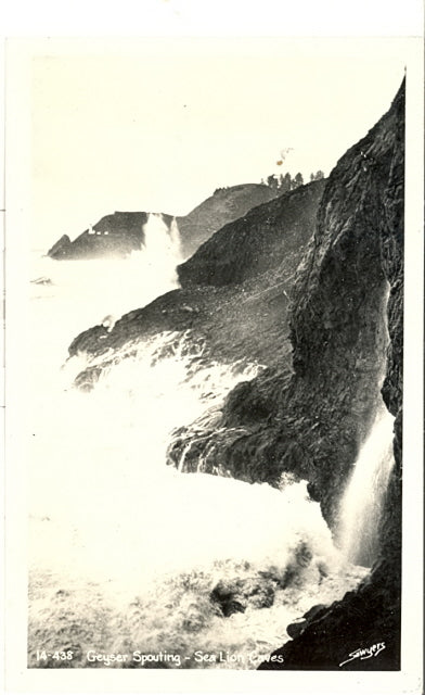 Sea Lion Caves Spouting Geyser, Oregon Coast Highway, OR - Carey's Emporium