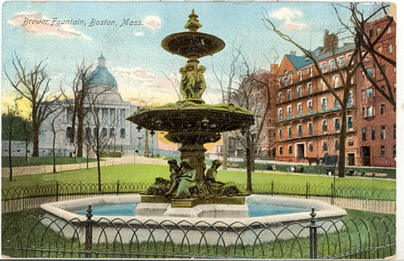 Brewer Fountain, Boston, MA - Carey's Emporium