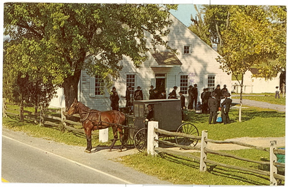 Mennonite Meeting House, Witmer, PA - Carey's Emporium