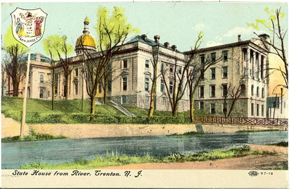 State House from River, Trenton, NJ - Carey's Emporium