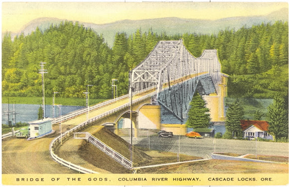 Bridge of the Gods, Columbia River Highway, Cascade Locks, OR - Carey's Emporium