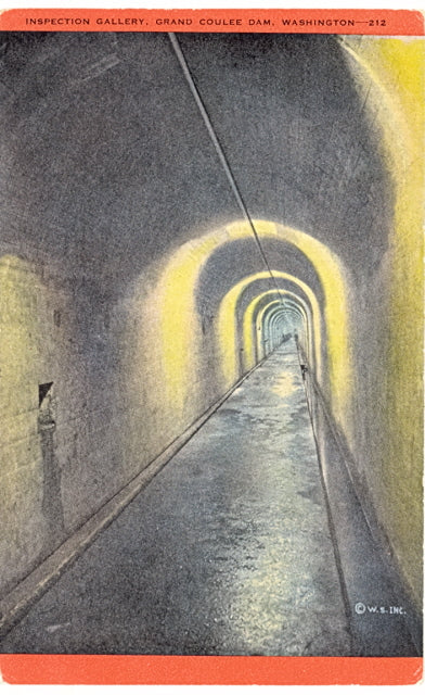 Inspection Gallery, Grand Coulee Dam, WA - Carey's Emporium
