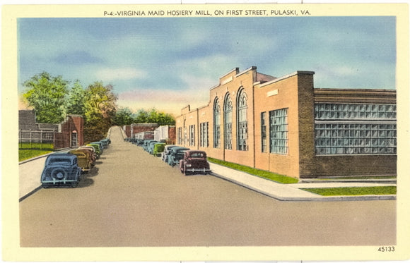 Virginia Maid Hosiery Mill, On First Street, Pulaski, VA - Carey's Emporium