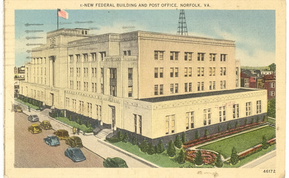 New Federal Building and Post Office, Norfolk, VA - Carey's Emporium