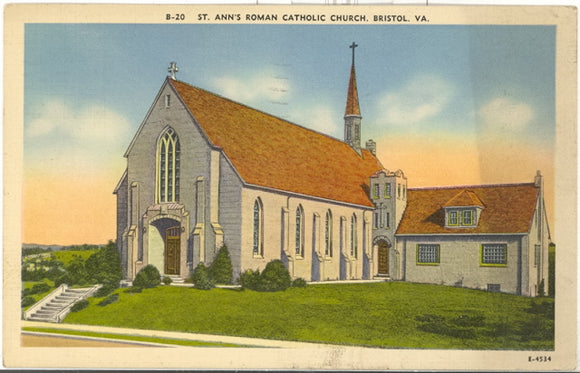 St. Ann's Roman Catholic Church, Bristol, VA - Carey's Emporium