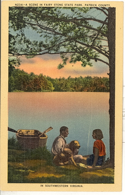 A Scene in Fairy Stone State Park, Patrick County, in Southwestern Virginia - Carey's Emporium