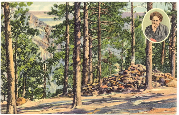 Helen Hunt's Grave, Seven Falls, Colorado Springs, CO - Carey's Emporium