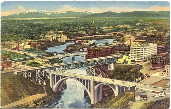 Spokane, Washington, Showing Seven Bridges and Five Waterfalls - Carey's Emporium