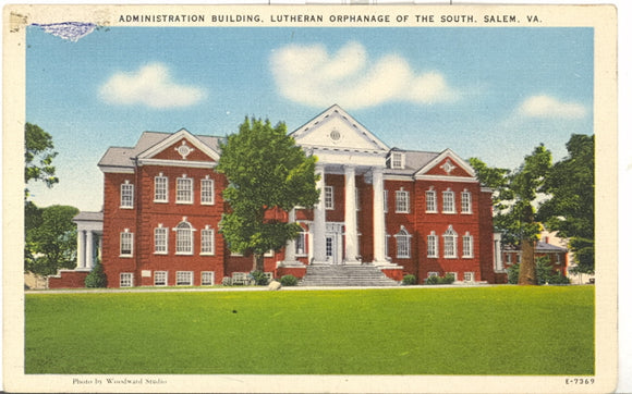 Administration Building, Lutheran Orphanage of the South, Salem, VA - Carey's Emporium