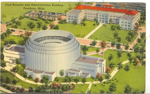 Ford Rotunda and Administration Building, Dearborn, MI - Carey's Emporium