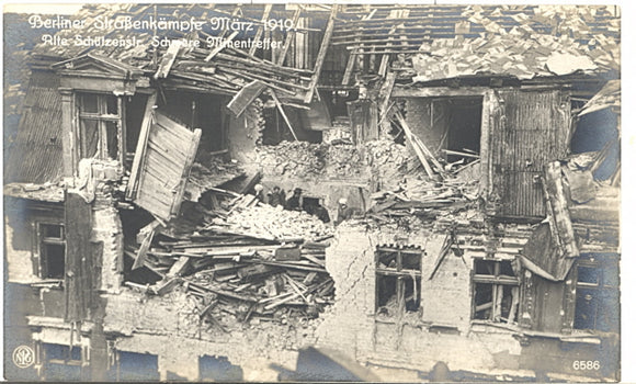 Berliner Strassenkampfe Marz 1919,  Alte Schutzenstr, Schwere Minentresser - Carey's Emporium