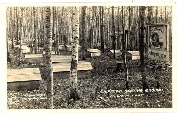 Chippewa Burying Ground, Chicagon Lake, MI - Carey's Emporium