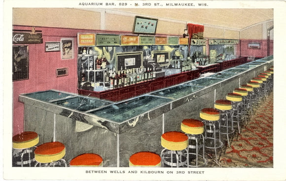 Aquarium Bar, 829 N. 3rd St., Milwaukee, WI - Carey's Emporium