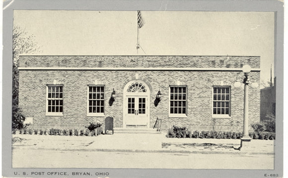 U. S. Post Office, Bryan, OH - Carey's Emporium