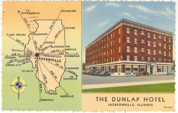 The Dunlap Hotel, Jacksonville, IL - Carey's Emporium