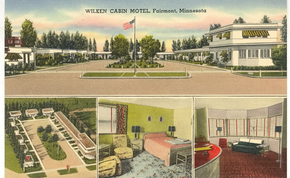 Wilken Cabin Motel, Fairmont, MN - Carey's Emporium