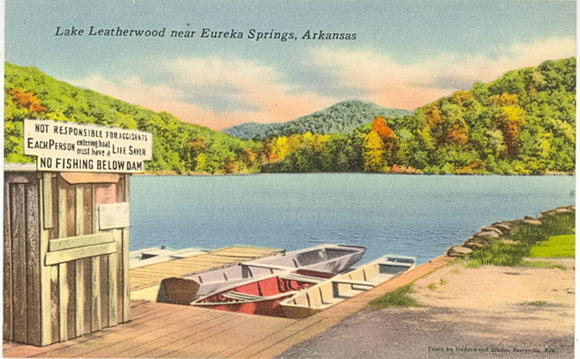 Lake Leatherwood near Eureka Springs, AR - Carey's Emporium