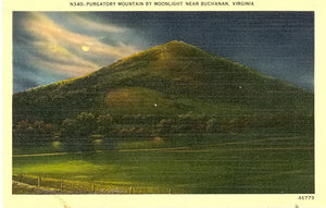 Purgatory Mountain by Moonlight near Buchanan, VA - Carey's Emporium