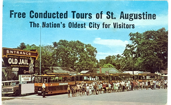 Free Conducted Tours of St. Augustine The Nations Oldest City for Visitors - Carey's Emporium