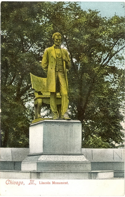 Lincoln Park Lincoln Monument, Chicago, IL - Carey's Emporium