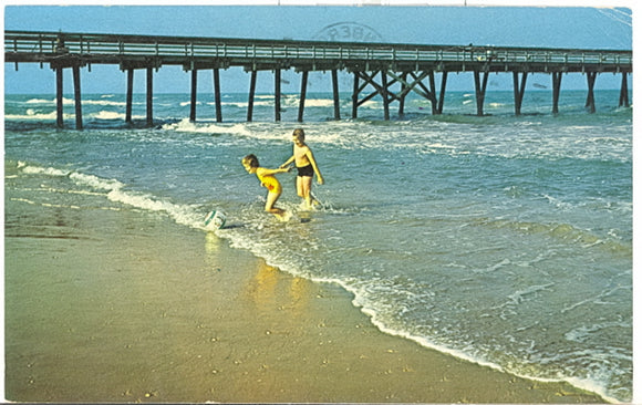 Kids at the Beach, Padre Island, TX - Carey's Emporium