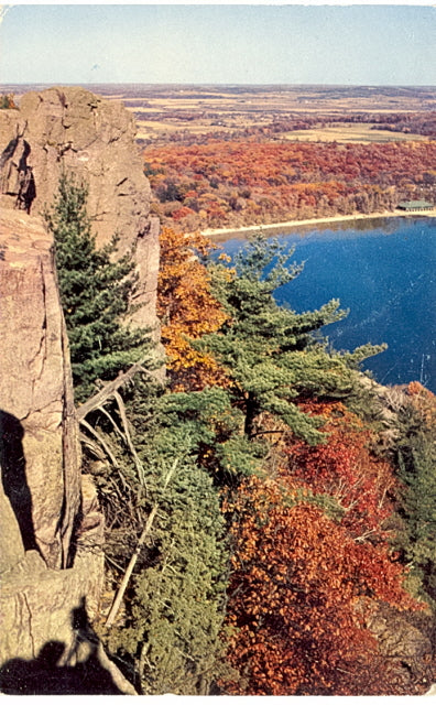 Majestic Cliffs on the West Bluff at Devil's Lake State Park, near Baraboo, WI - Carey's Emporium