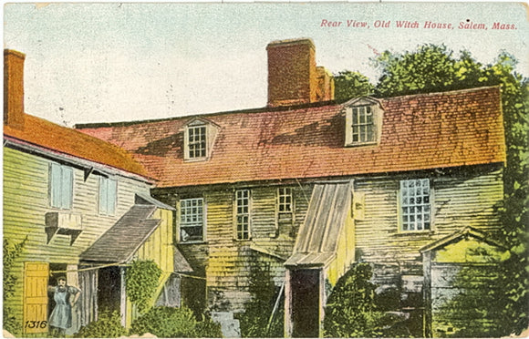 Rear View, Old Witch House, Salem, MA - Carey's Emporium