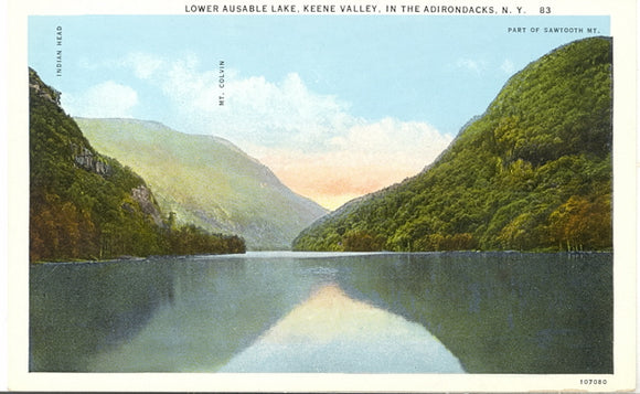Lower Ausable Lake, Keene Valley, in the Adirondacks, NY - Carey's Emporium