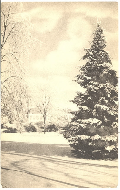 Winter Scene, Library Saint Mary's College Notre Dame, Holy Cross, IN - Carey's Emporium