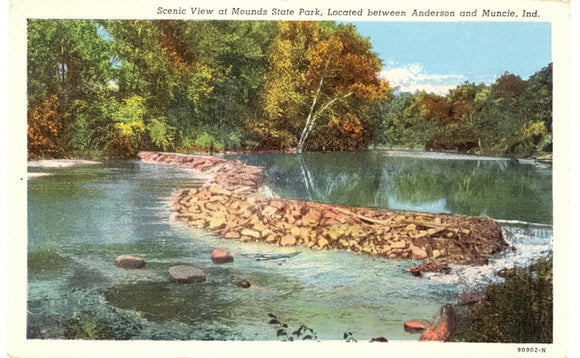 Scenic View at Mounds State Park, Located between Anderson and Muncie, IN - Carey's Emporium