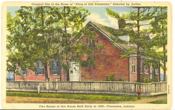 Home of Alice of Old Vincennes, IN - Carey's Emporium