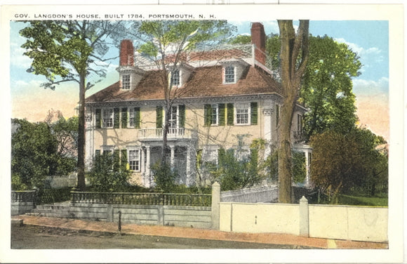 Langdon's House, Built in 1784, Portsmouth, NH - Carey's Emporium