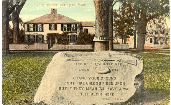 Stone Boulder, Lexington, MA - Carey's Emporium