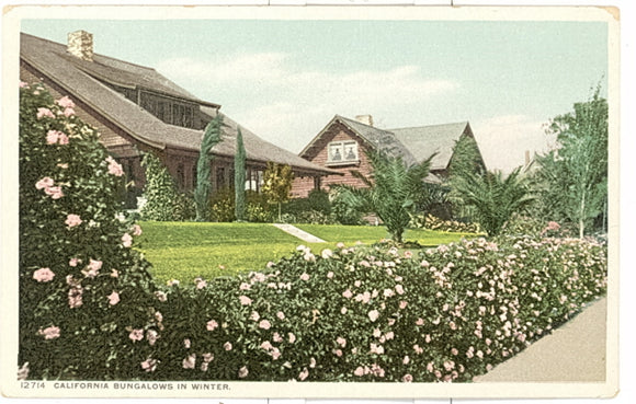 California Bungalows in Winter - Carey's Emporium