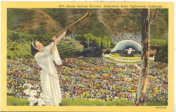 Easter Sunrise Services, Hollywood Bowl , Hollywood, CA - Carey's Emporium