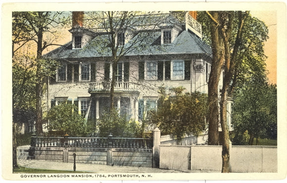 Governor Langdon mansion, 1784, Portsmouth, NH - Carey's Emporium