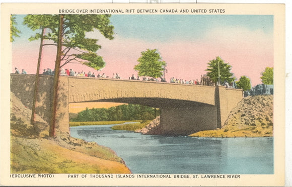 Bridge Over International Rift, Thousand Islands Bridge, Ontario - Carey's Emporium